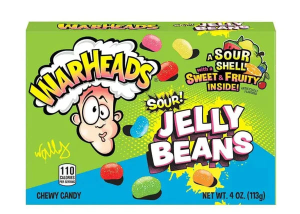 WARHEADS THEATER BOX SOUR JELLY BEANS 113g