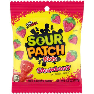 Sour Patch Kids Strawberry Peg Bag 102g