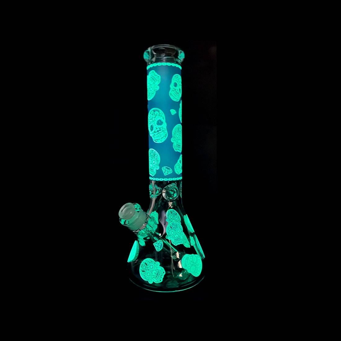 BANG EN VERRE AMSTERDAM LIMITED EDITION SKULL 35CM NOIR