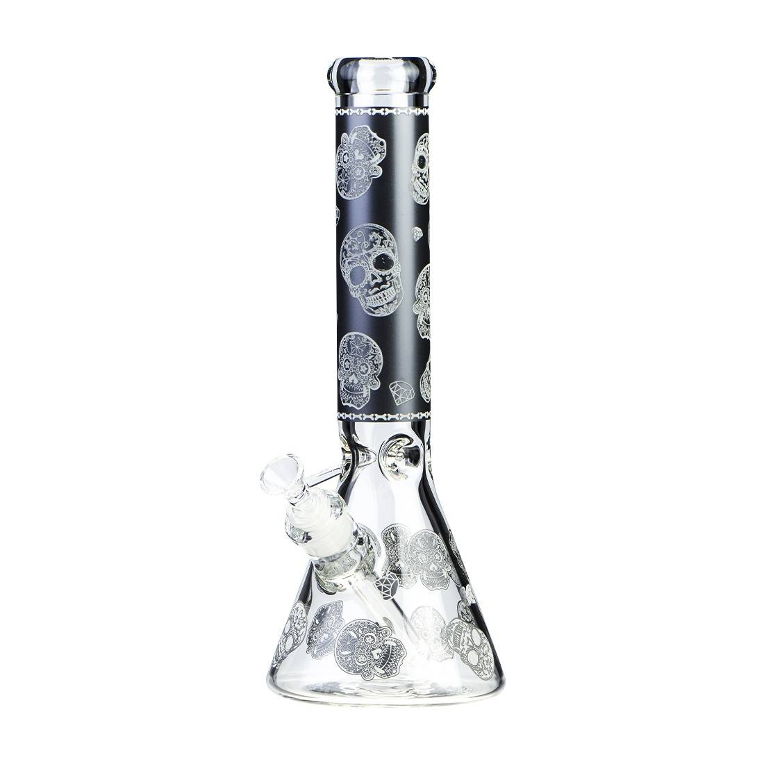 BANG EN VERRE AMSTERDAM LIMITED EDITION SKULL 35CM NOIR