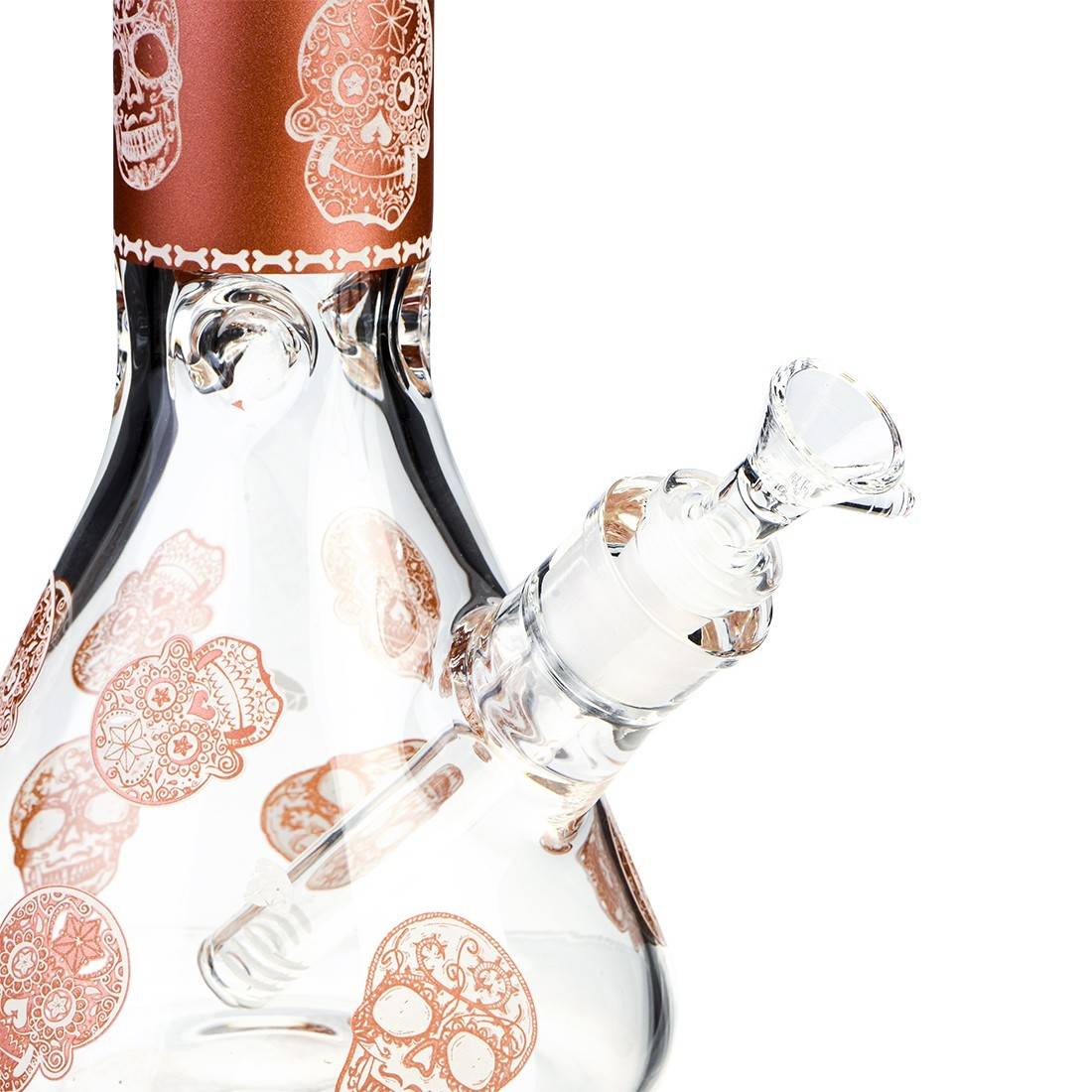 BANG EN VERRE AMSTERDAM LIMITED EDITION SKULL 35CM NOIR