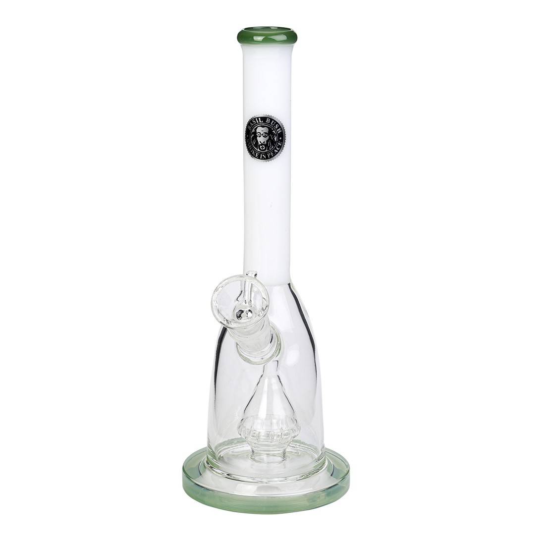 BANG EN VERRE BASIL BUSH WHITE 26CM
