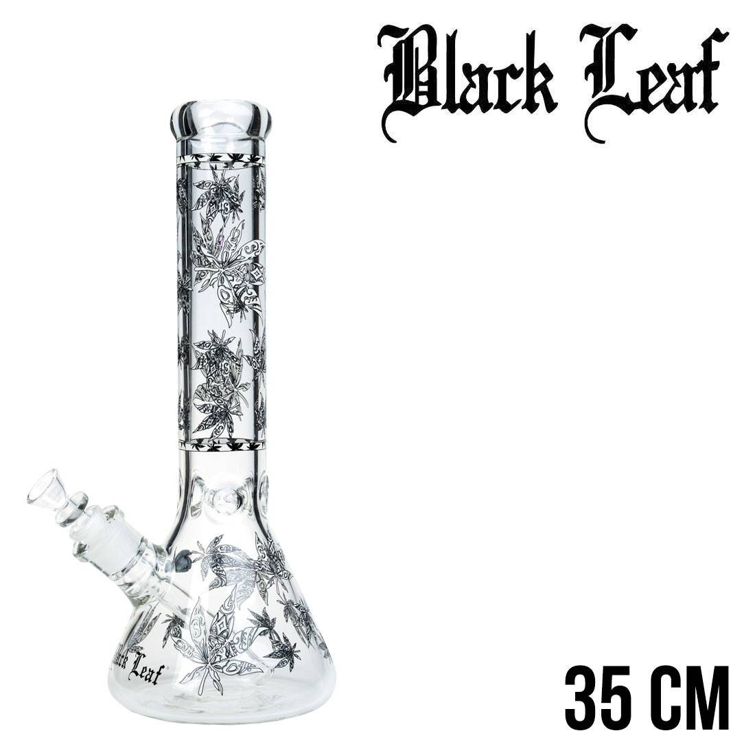 BANG EN VERRE BLACK LEAF GLOW STAR 35CM
