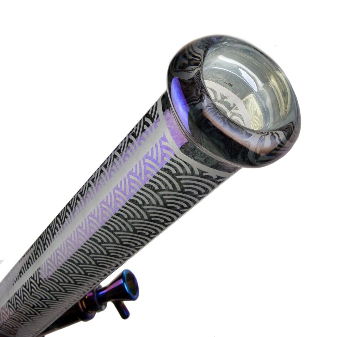 BANG EN VERRE BLAZE HEXA RAINBOW 45CM