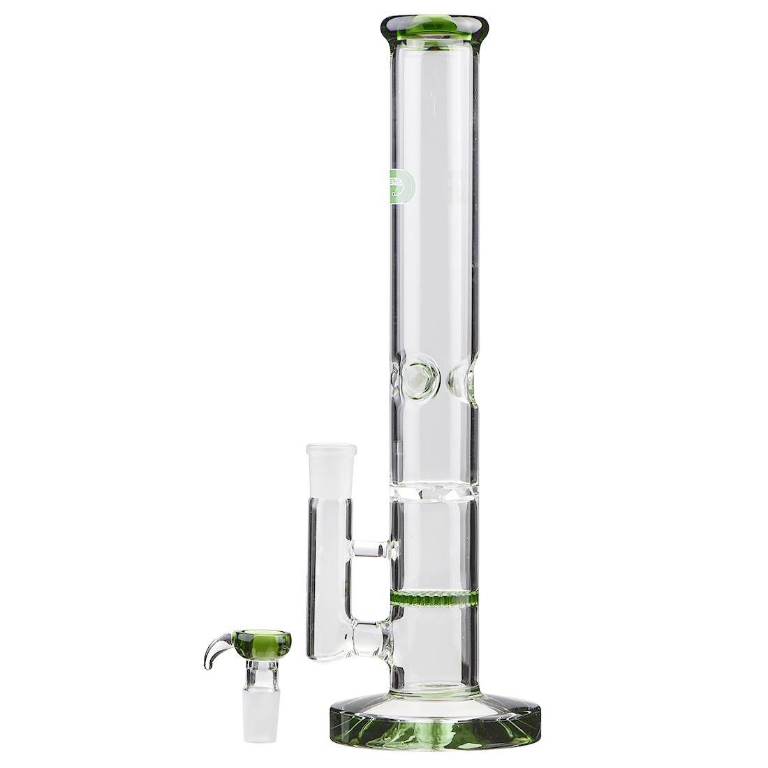 BANG EN VERRE GRACE GLASS HAMMER GREEN PARALLEL 36CM