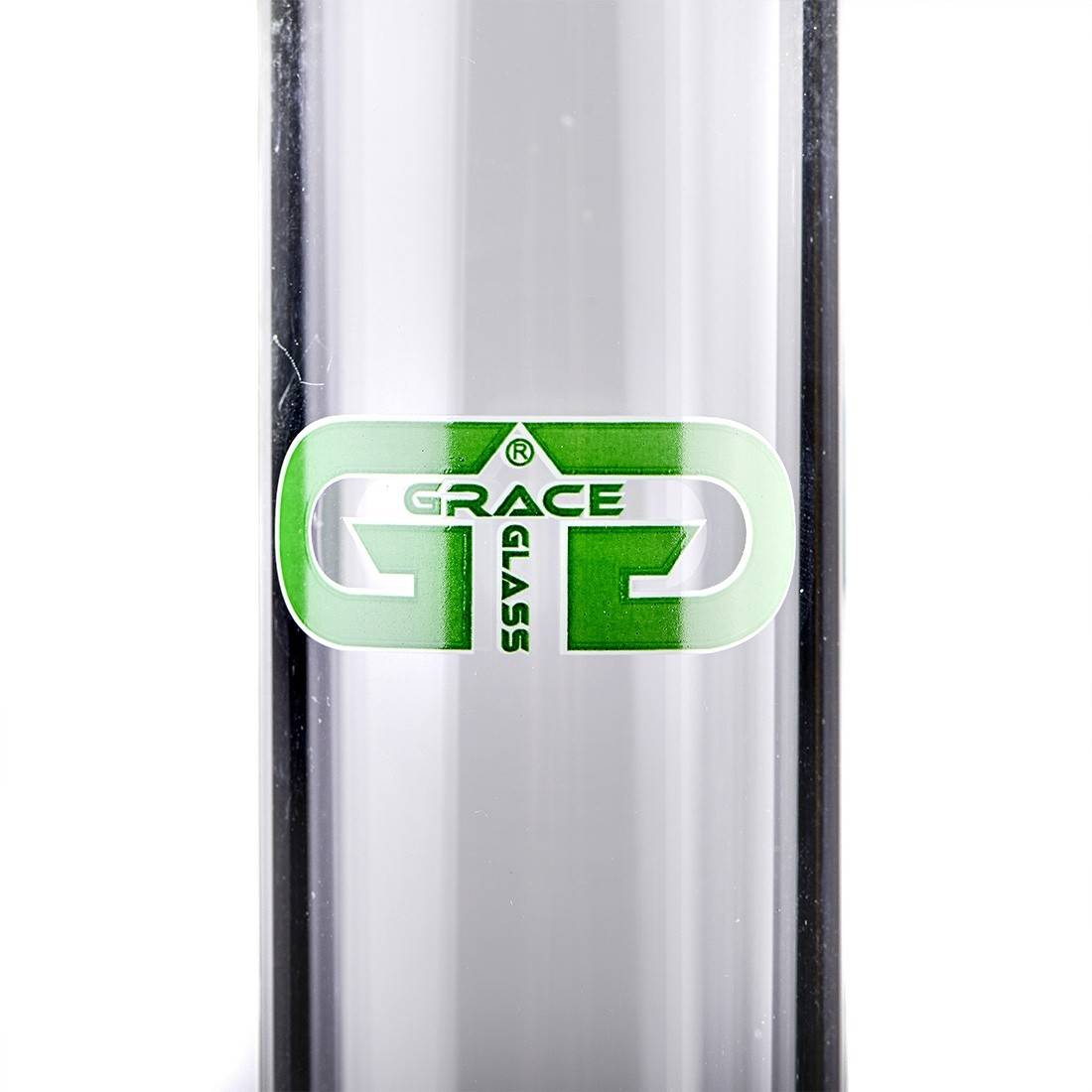 BANG EN VERRE GRACE GLASS HAMMER GREEN PARALLEL 36CM
