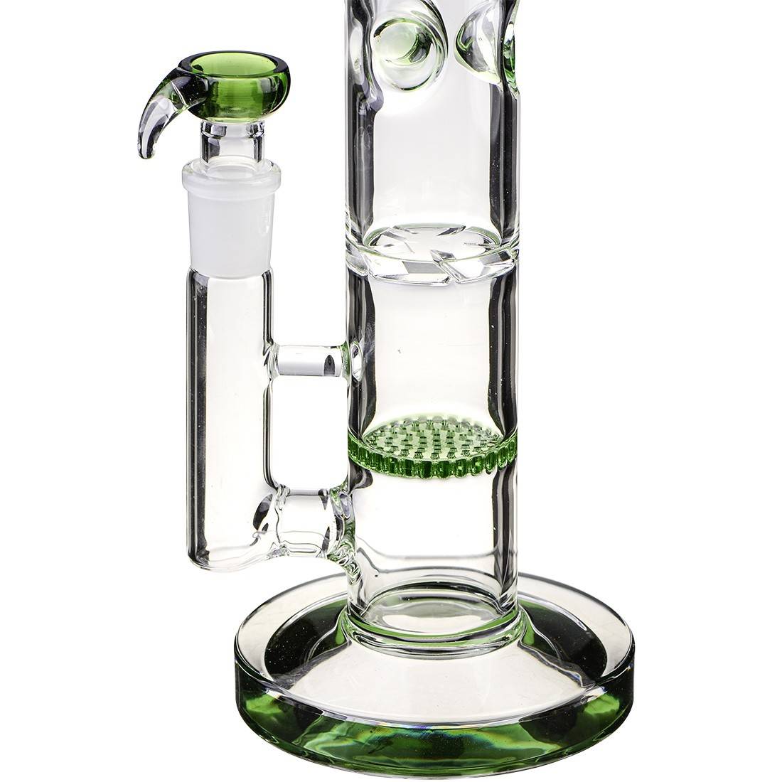 BANG EN VERRE GRACE GLASS HAMMER GREEN PARALLEL 36CM