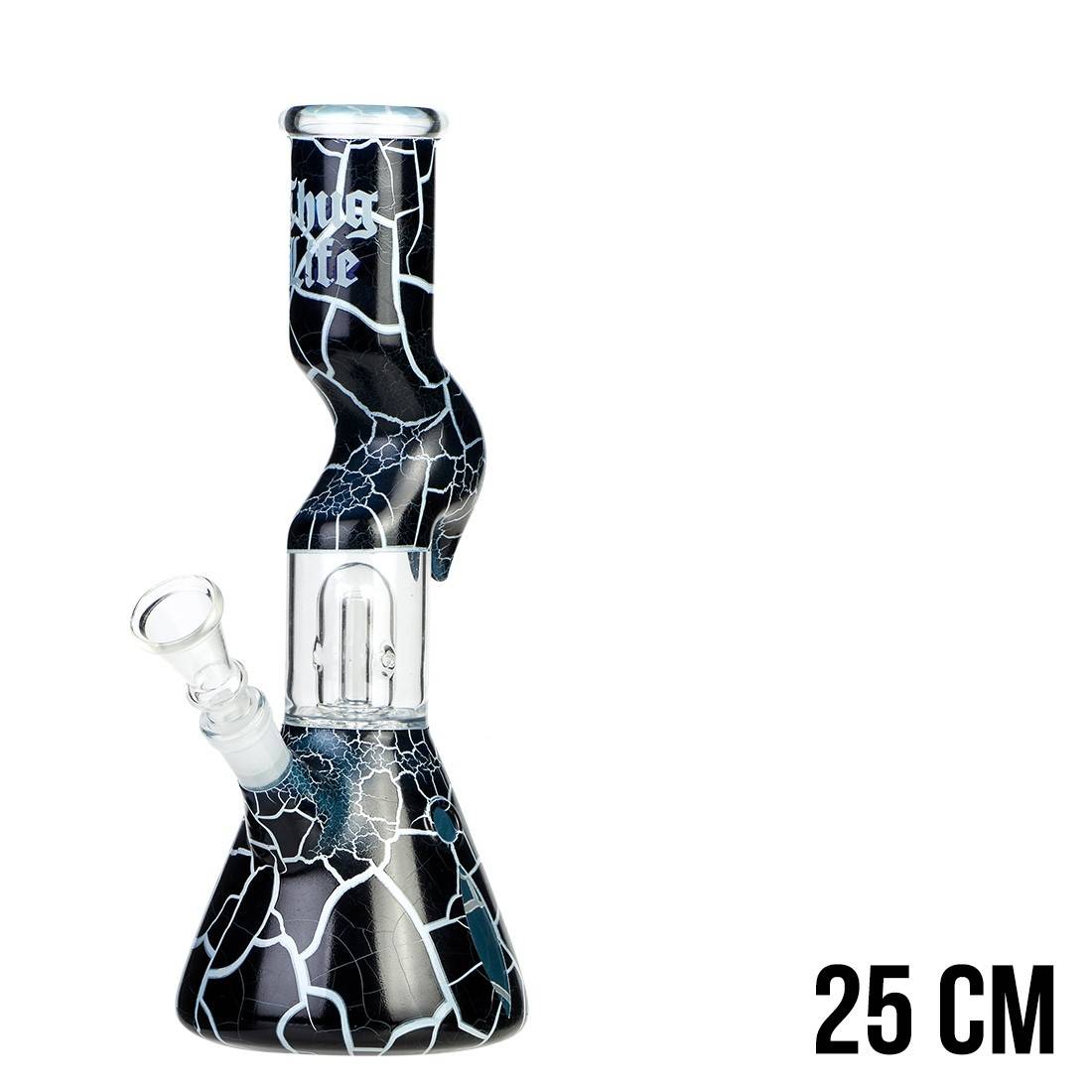 BANG EN VERRE THUG LIFE CRACKLE BEAKER 25CM