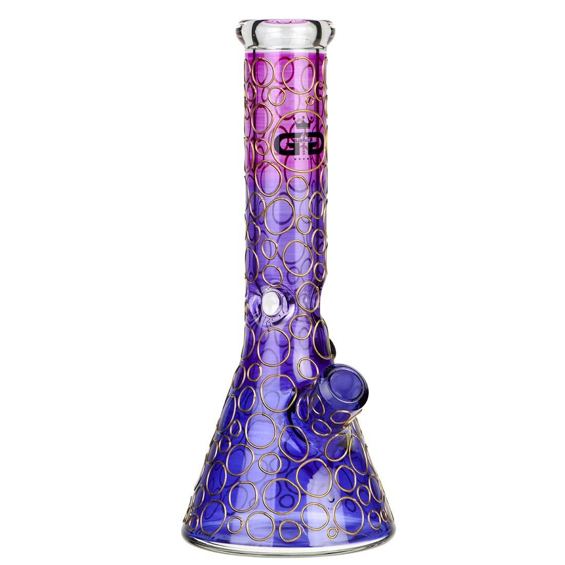 BANG GRACE GLASS RAINFOREST BEAKER 32CM VIOLET