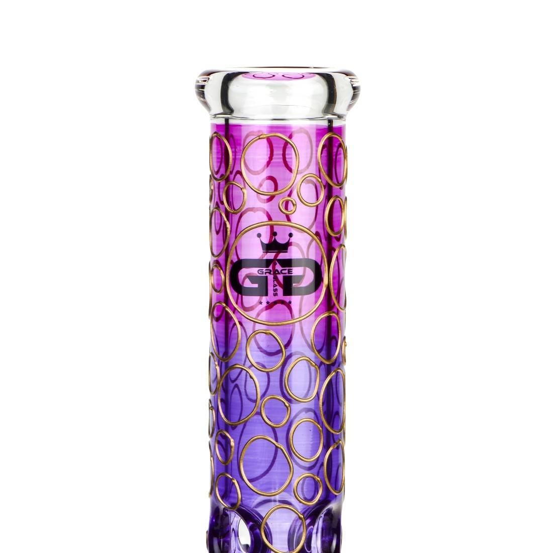 BANG GRACE GLASS RAINFOREST BEAKER 32CM VIOLET