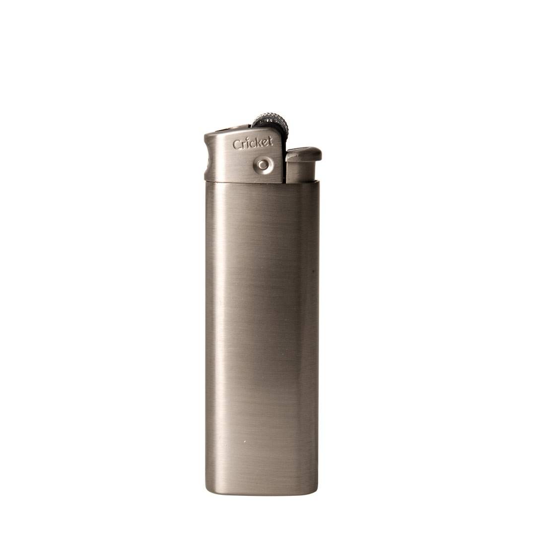 BRIQUET CRICKET DELUXE METAL GRIS