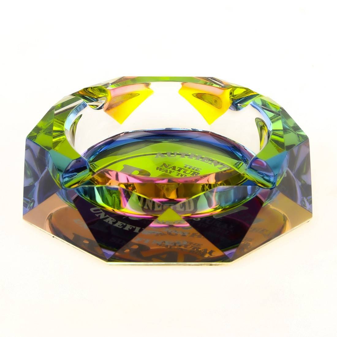 CENDRIER EN VERRE RAW RAINBOW