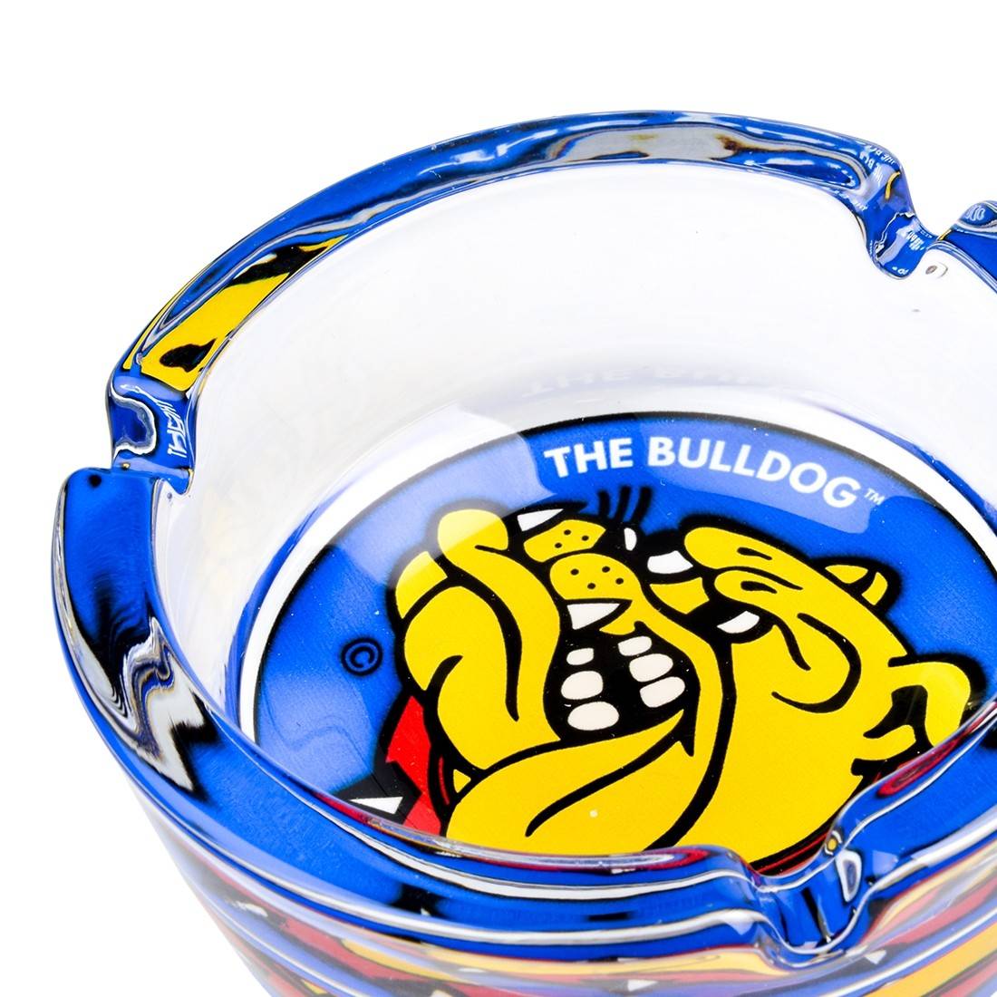 CENDRIER EN VERRE THE BULLDOG FULL COLORS