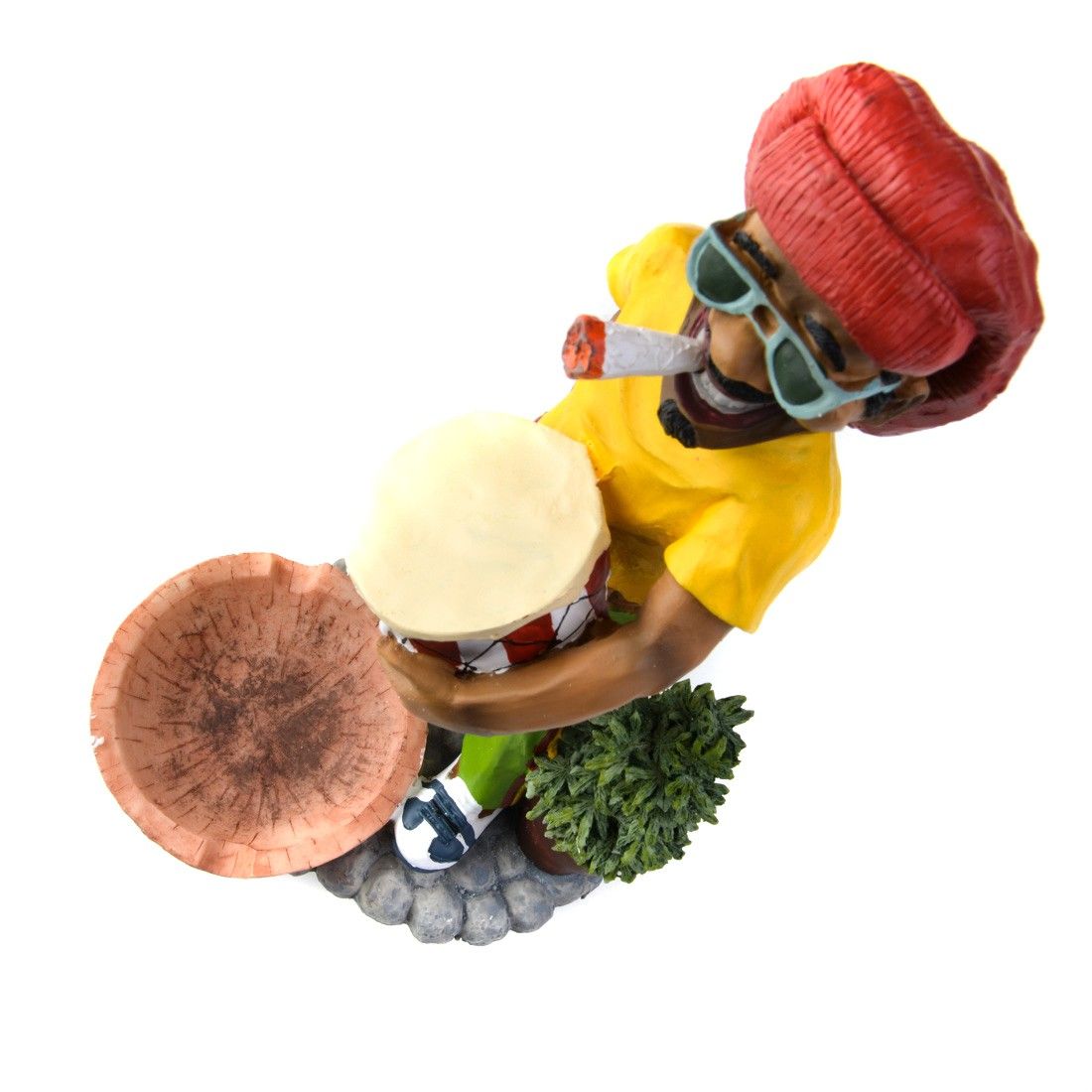 CENDRIER RESINE RASTA TAMBOUR