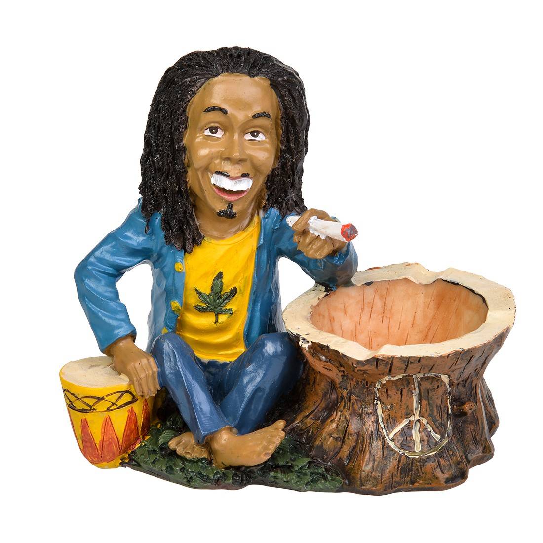 CENDRIER RESINE RASTAMAN WOOD