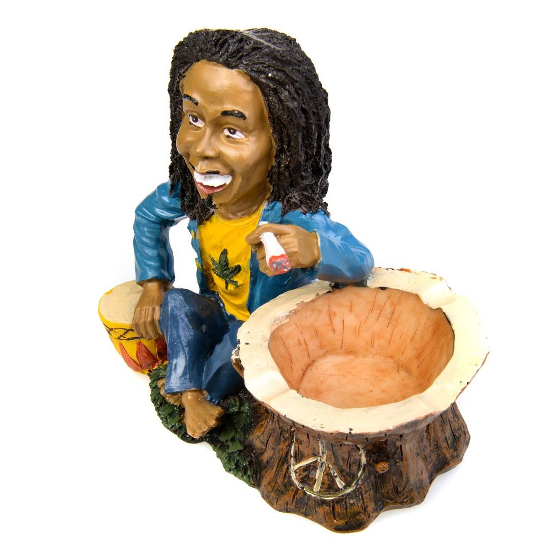 CENDRIER RESINE RASTAMAN WOOD