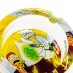 CENDRIER VERRE RICK ET MORTY 8CM