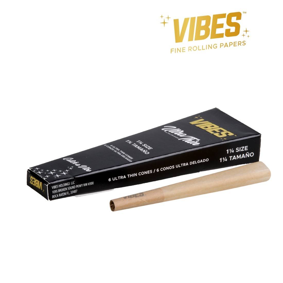 CONE VIBES 1 ¼ ULTRA THIN PAR 6