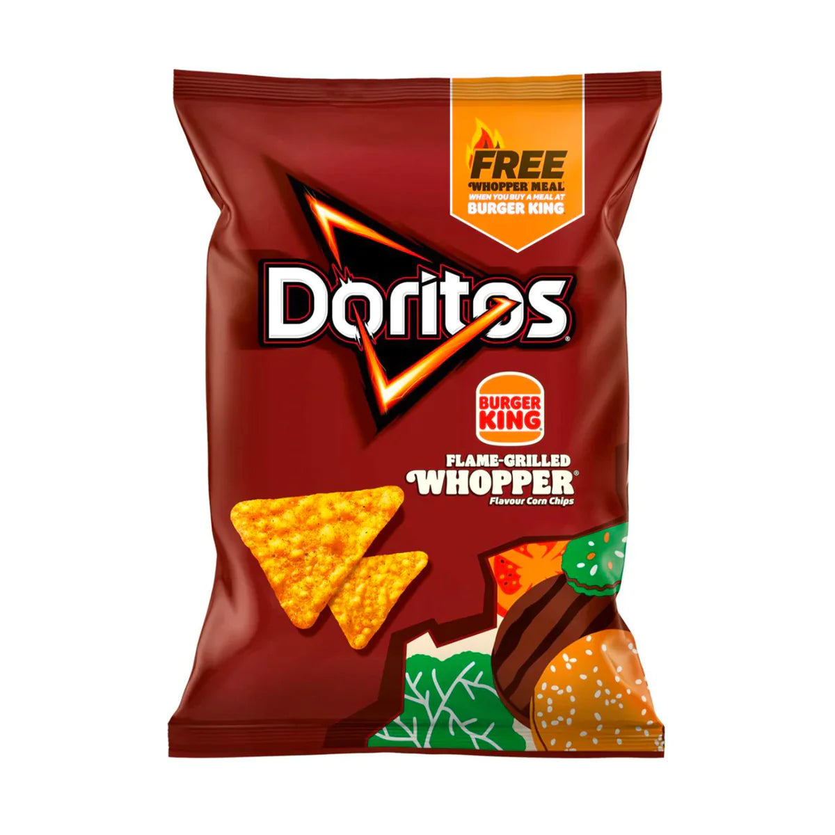 Doritos Flame Grilled Whopper 70gr