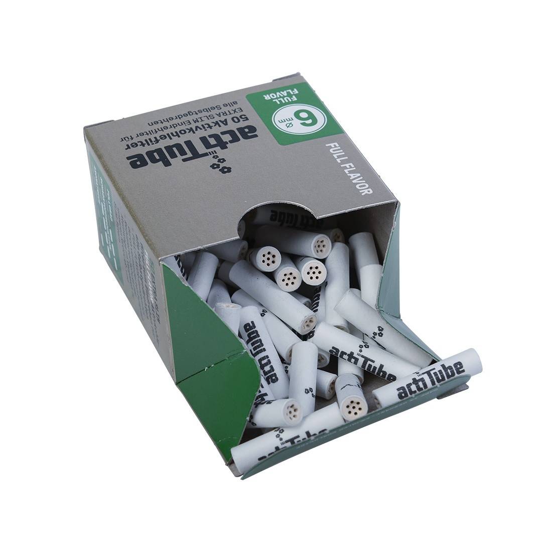 FILTRE A CHARBON ACTITUBE EXTRA SLIM FULL FLAVOR PAR 50