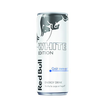 Red Bull White Edition goût coco 25 cl
