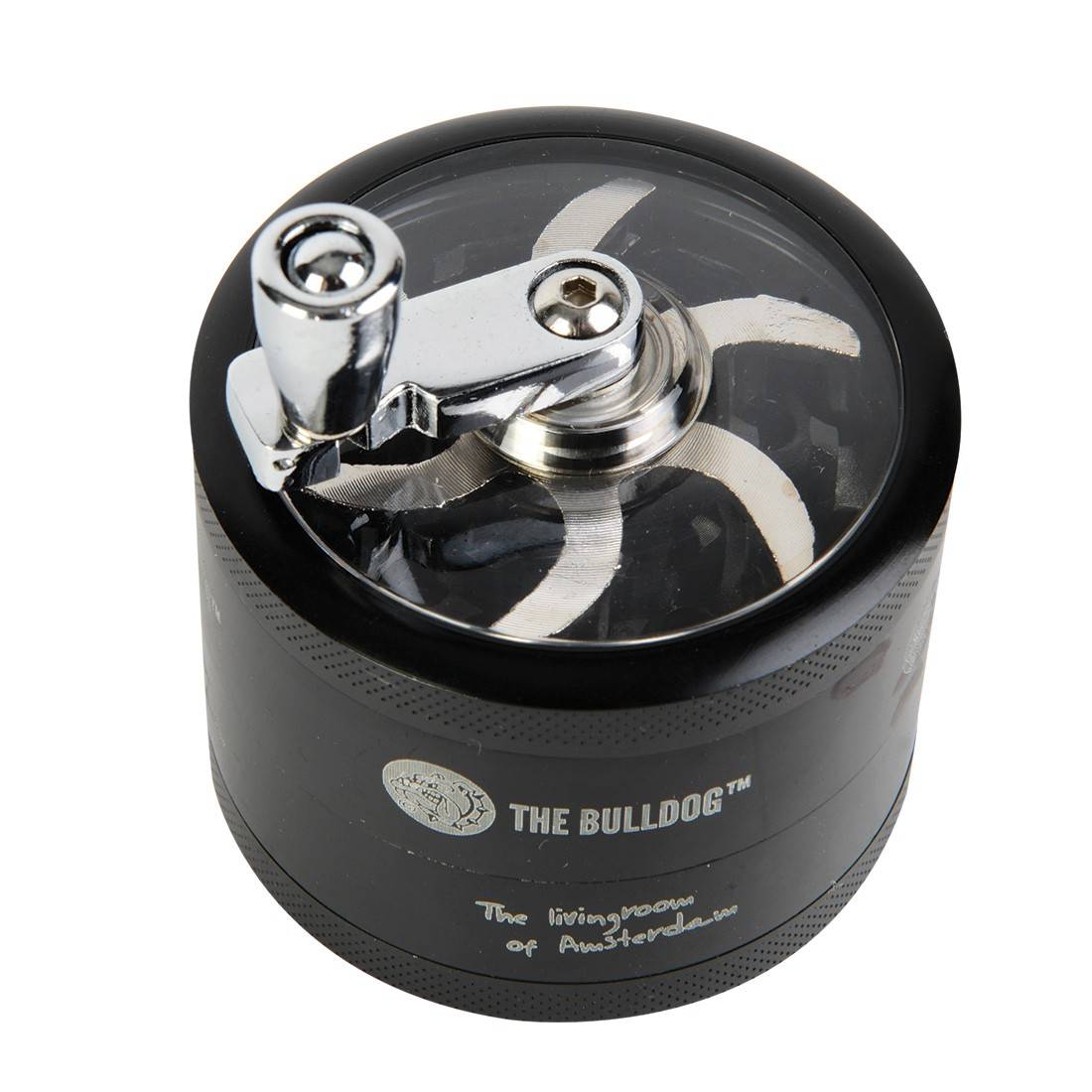 GRINDER THE BULLDOG MANIVELLE 4 PARTIES 60MM
