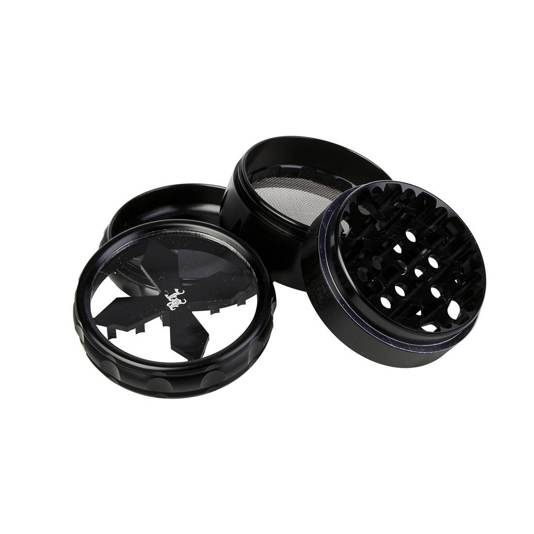 GRINDER BLACK LEAF CROSS