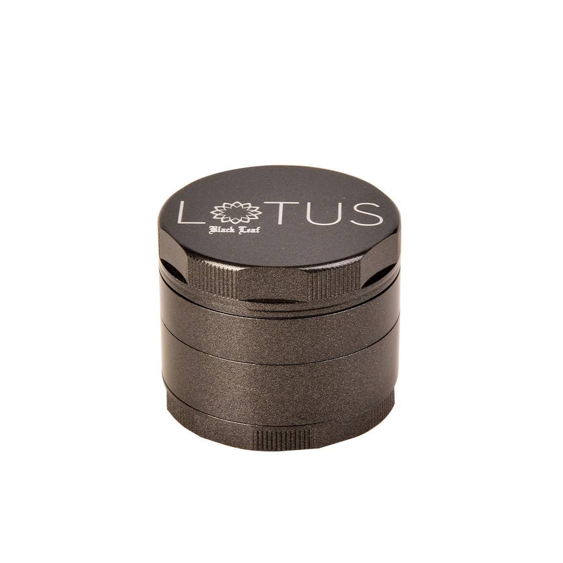 GRINDER BLACK LEAF LOTUS 4 PARTIES 55MM
