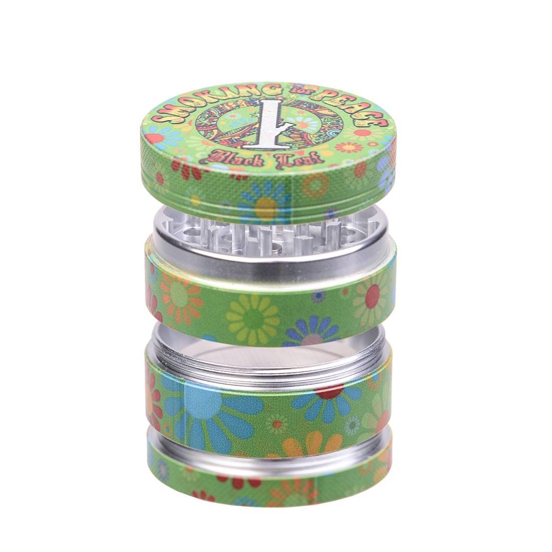 GRINDER BLACK LEAF SMOKING FOR PEACE 4 PARTIES