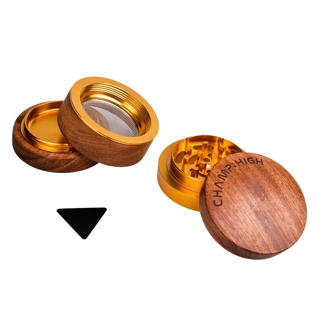 GRINDER CHAMP HIGH WOODEN GOLD
