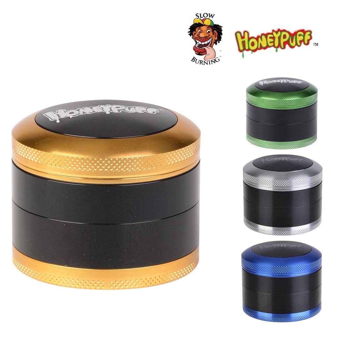 GRINDER HONEYPUFF ROUND 63MM