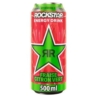 Rockstar Energy Refresh Fraise citron vert - 500ml