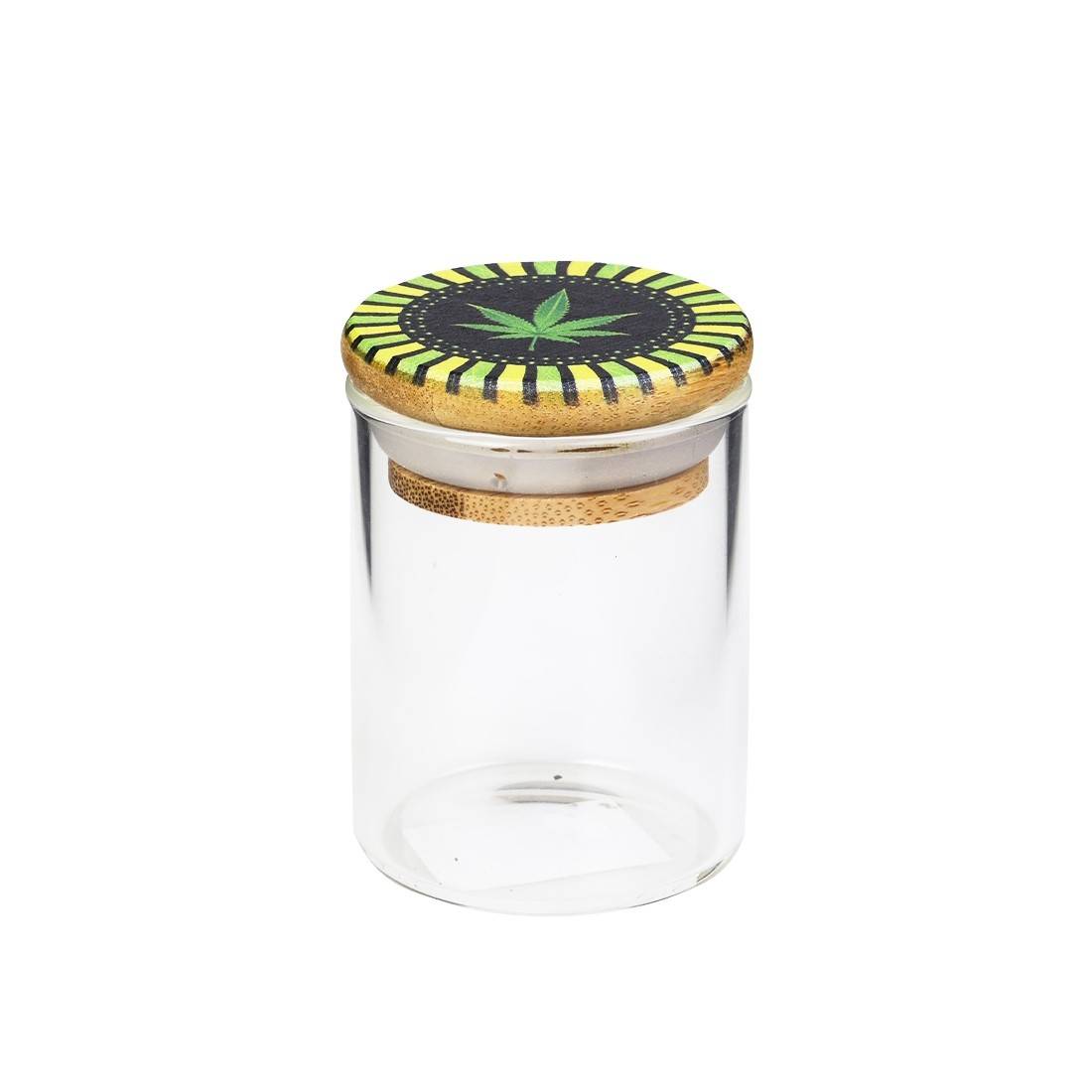 JARRE EN VERRE RAGGA LEAF
