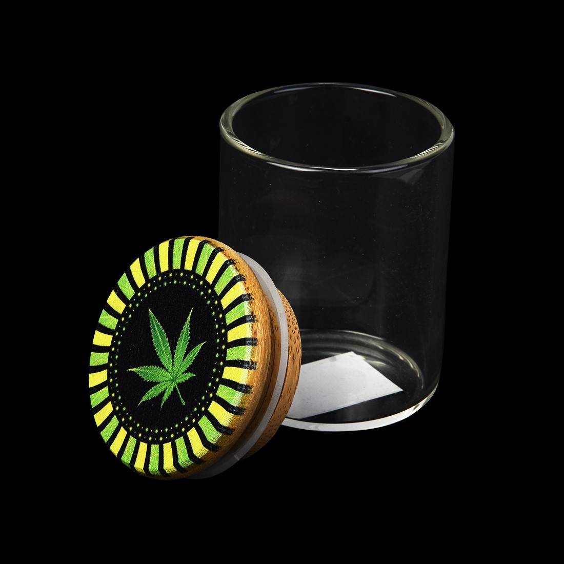 JARRE EN VERRE RAGGA LEAF