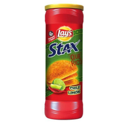 LAY'S STAX CHIPS CHILE LIMON 156gr