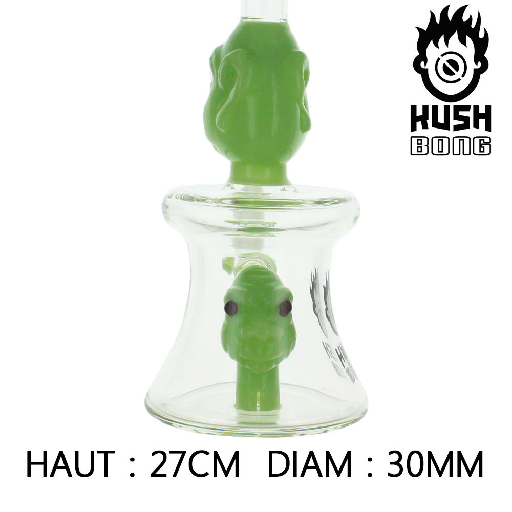BANG EN VERRE PERCOLATEUR KUSH BONG © FREAKY (VERT)