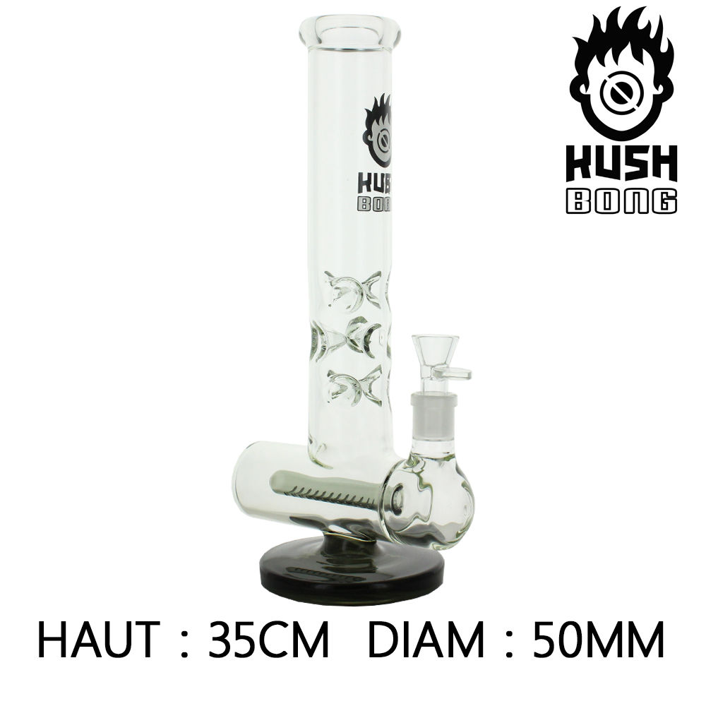 BANG EN VERRE PERCOLATEUR KUSH BONG © MORPHEUS (NOIR)