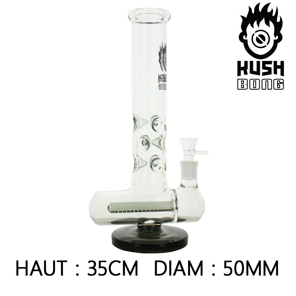 BANG EN VERRE PERCOLATEUR KUSH BONG © MORPHEUS (NOIR)
