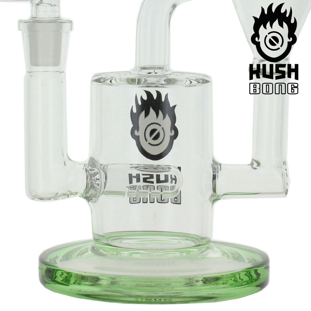 BANG EN VERRE PERCOLATEUR KUSH WF18 MAESTRO (VERT) 22CM