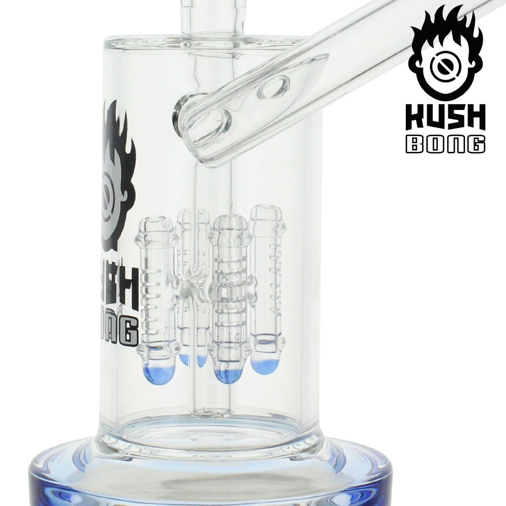 BANG EN VERRE PERCOLATEUR KUSH BONG © AQUILA (BLEU)