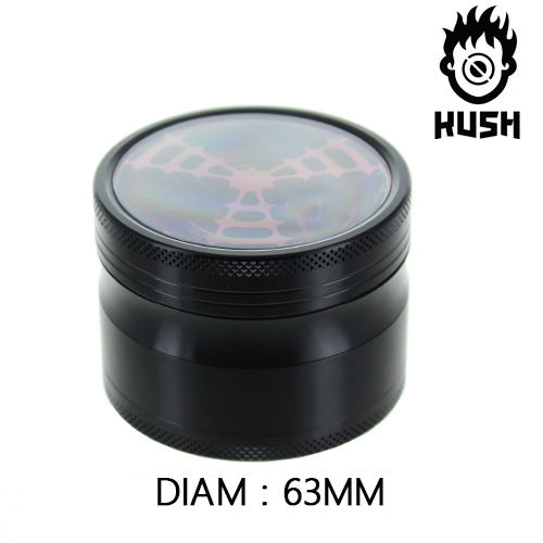 GRINDER KUSH "KRYPTON" CN6360 (ROUGE) 63MM