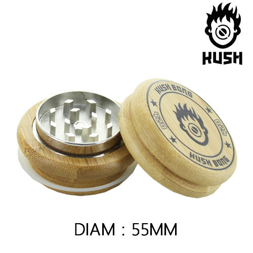 GRINDER KUSH "PANDORA" © EN BOIS AVEC BOCAL EN VERRE