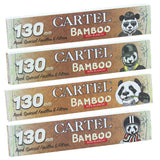 CARNET DE FEUILLE SLIM BAMBOO CARTEL © EXTRA LONG 130MM "PANDA"