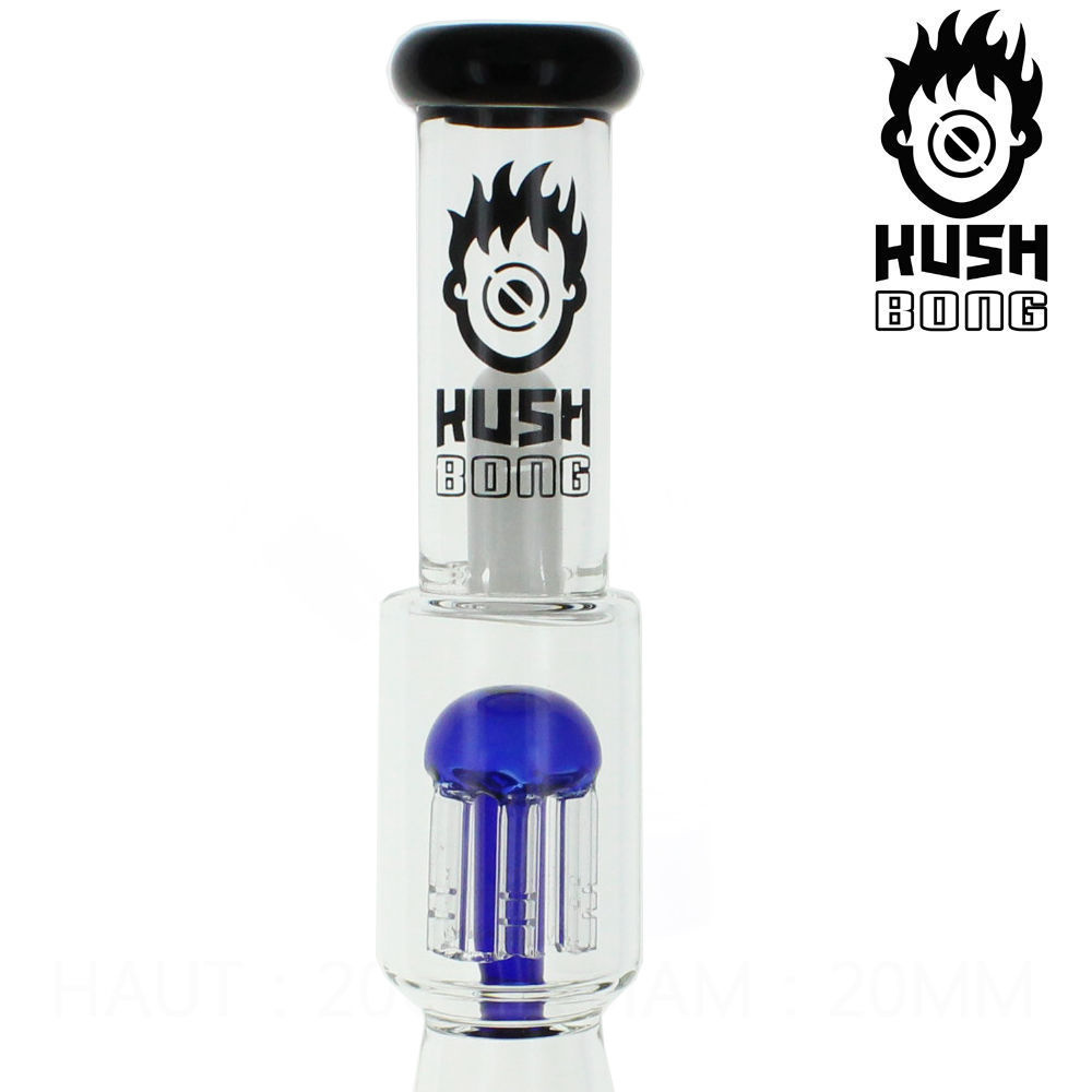 BANG EN VERRE PERCOLATEUR KUSH BONG © ANTIGONE (BLEU)