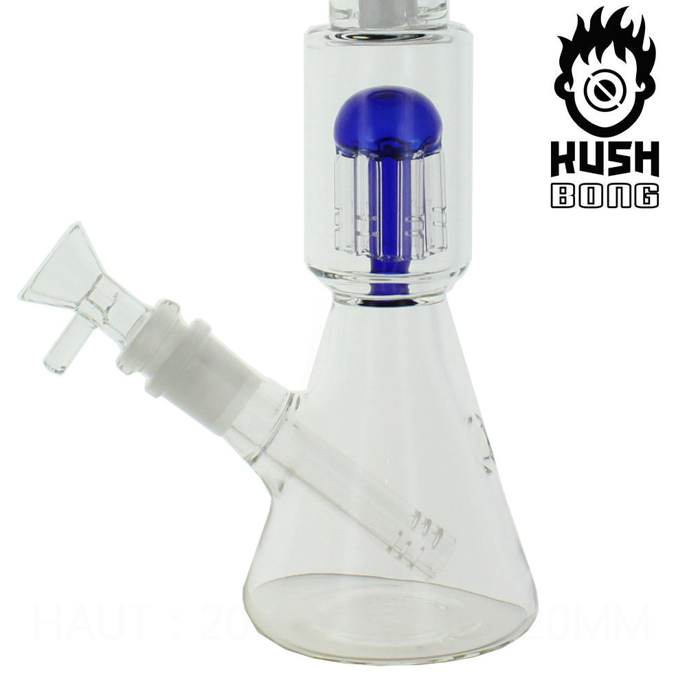 BANG EN VERRE PERCOLATEUR KUSH BONG © ANTIGONE (BLEU)
