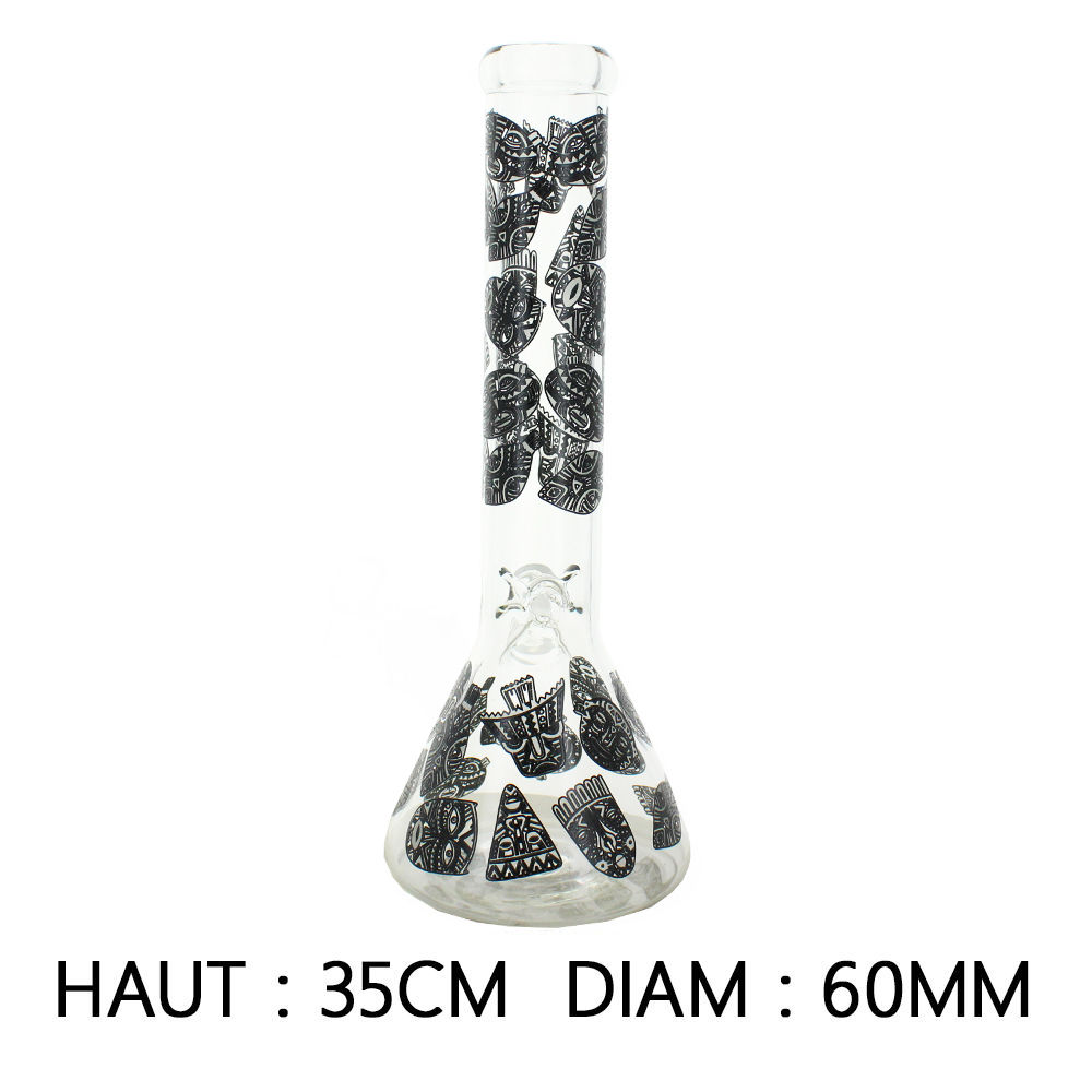 BANG EN VERRE TRIBAL MASK PHOSPHORESCENT