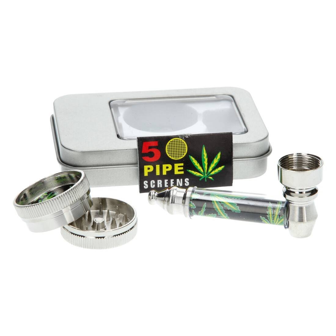 PIPE METAL RAGGA LEAF DESIGN