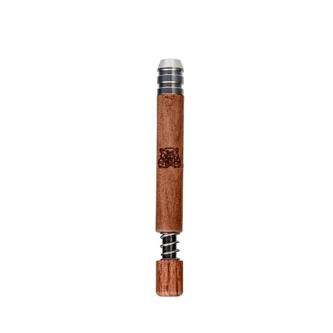 PIPE ONE HITTER ALUMINIUM WOOD BEAVER