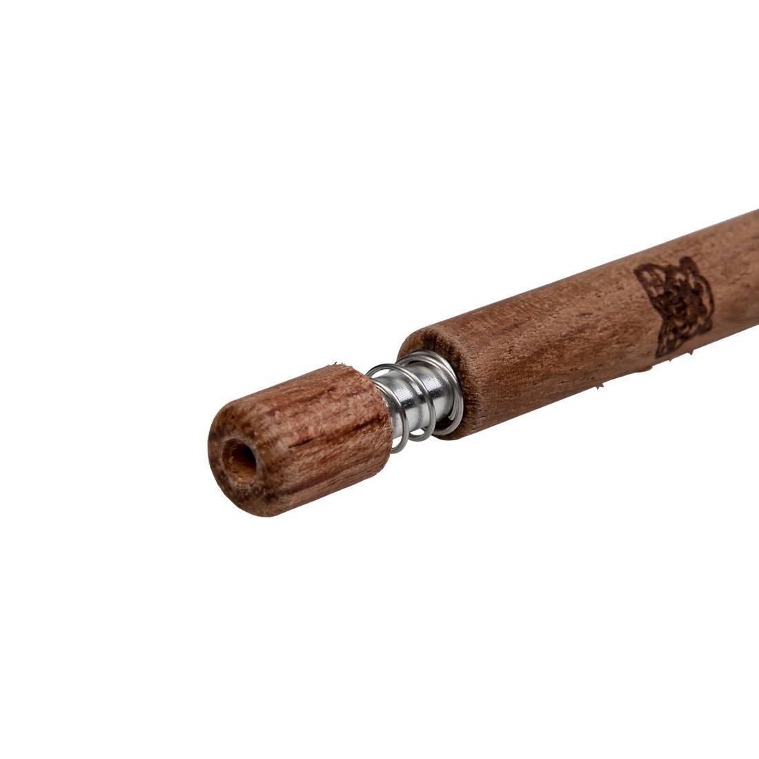 PIPE ONE HITTER ALUMINIUM WOOD BEAVER