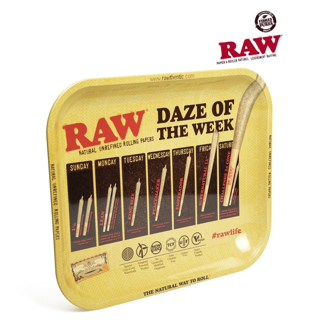PLATEAU RAW DAZE EN METAL (LARGE)